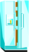 refrigerator ; icebox