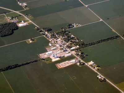 village ; hamlet