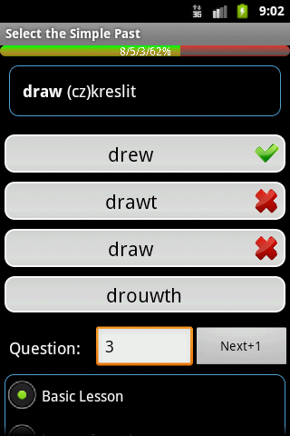 English Irregular Verbs  Test